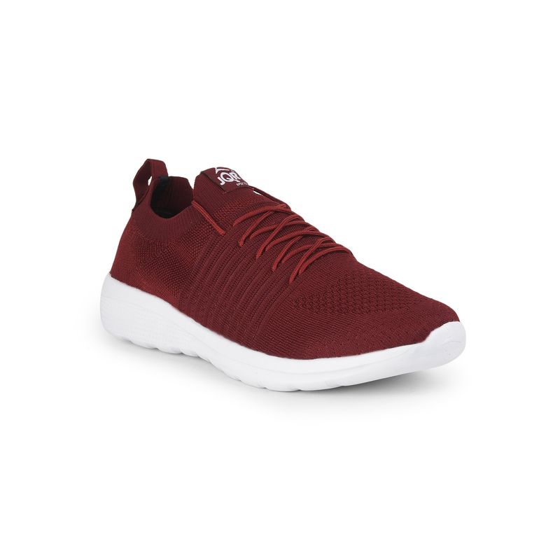 JQR MOJ-402 PLUS Maroon Men Walking Shoes (UK 10)