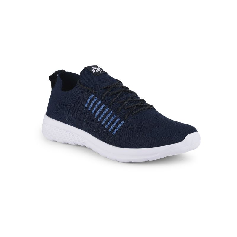 JQR MOJ-402 PLUS Navy Blue Men Walking Shoes (UK 10)