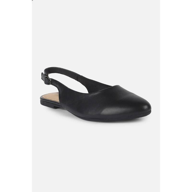 Van Heusen Women Black Sandals (UK 3)