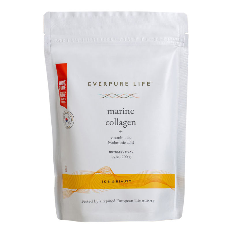 Everpure Life Marine Collagen With Vitamin C & Hyaluronic Acid Health Supplement For Skin & Beauty