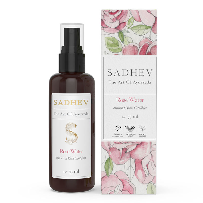 Sadhev The Art Of Ayurveda Mini Natural Rose Water Toner