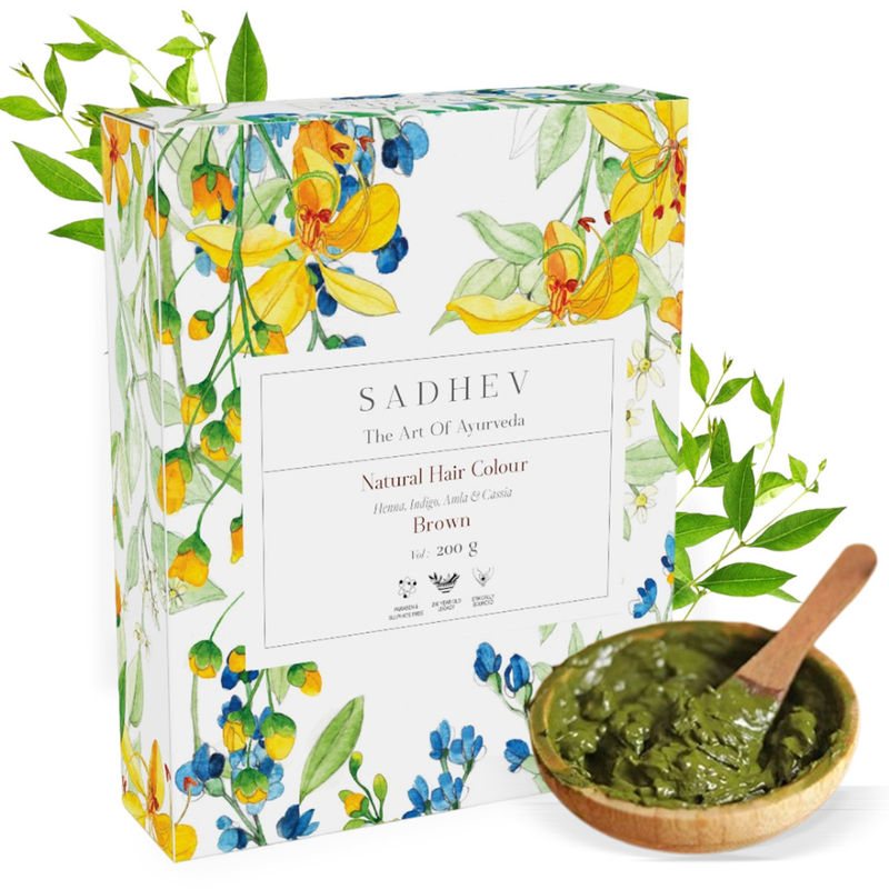 SADHEV Natural Hair Colour - Brown