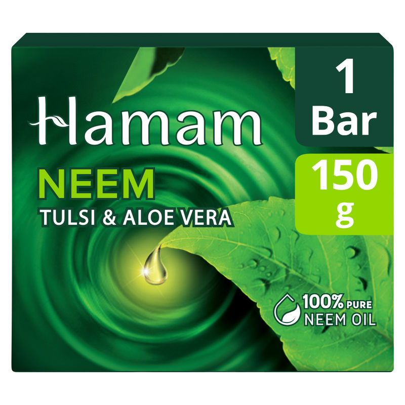 Hamam Neem Tulsi And Aloevera Soap Bar