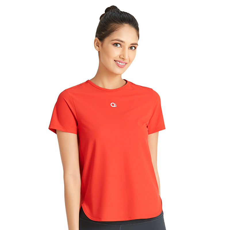 Amante Smooth And Seamless Fitness T-shirt - Red (S)