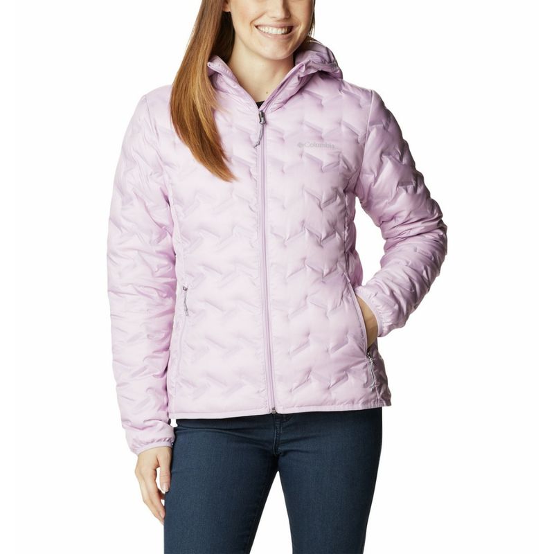 Columbia Womens Purple Omni-Heat Reflective Delta Ridge Down Jacket (XS)