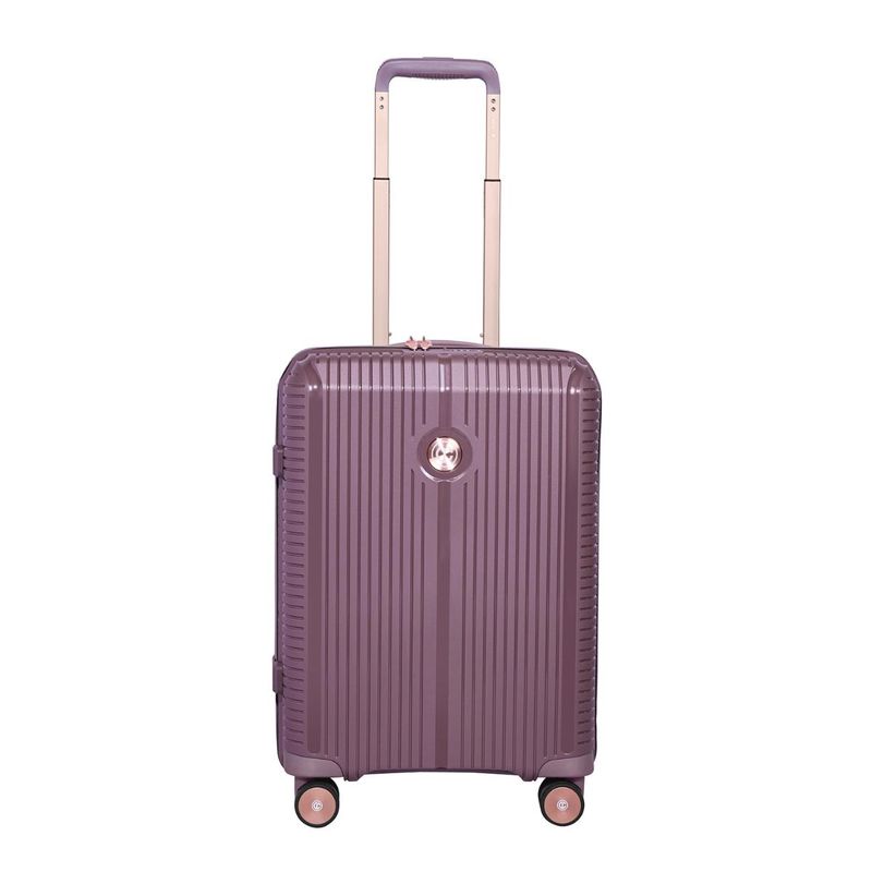 CARLTON Purple Gemma Cabin 360degree 8 Wheels Trolley Bag (S)