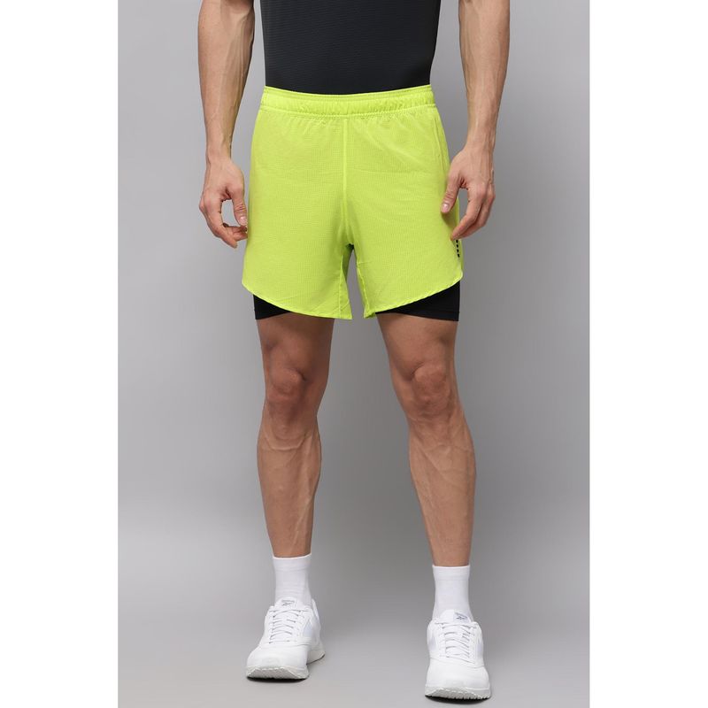 Reebok Yellow Men Shorts (M)