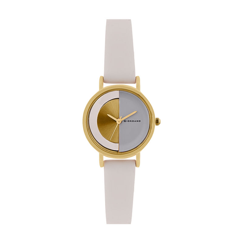 Giordano Analog White/Gold Dial Women's Watch C2169 01