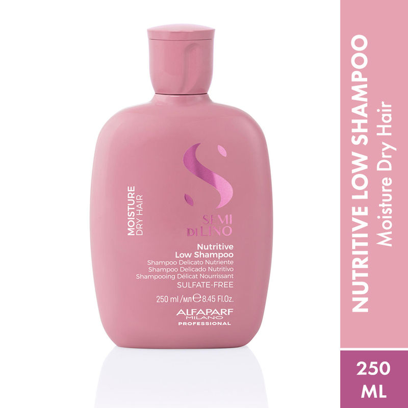 ALFAPARF MILANO Nutritive Low Shampoo For Repairing Dry, Frizzy Hair, Frizz Control, Moisturising