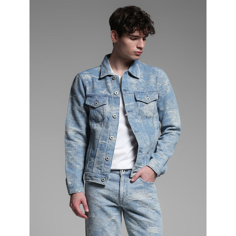 Jack & Jones Blue Regular Fit Denim Jacket (L)