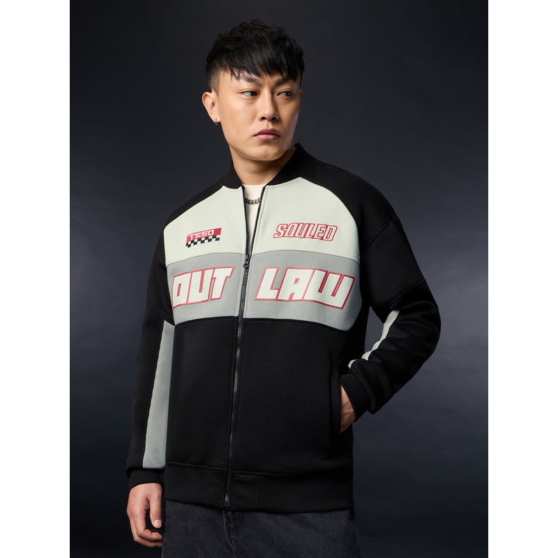 The Souled Store Outlaw Men Varsity Jacket (M)