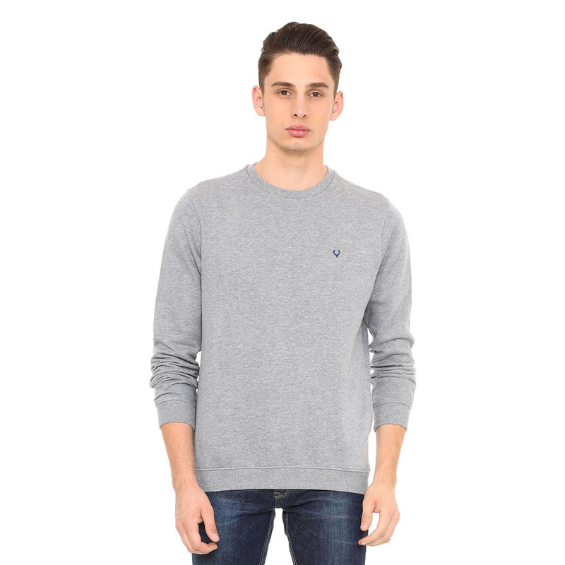 Allen Solly Grey Sweatshirt (M)