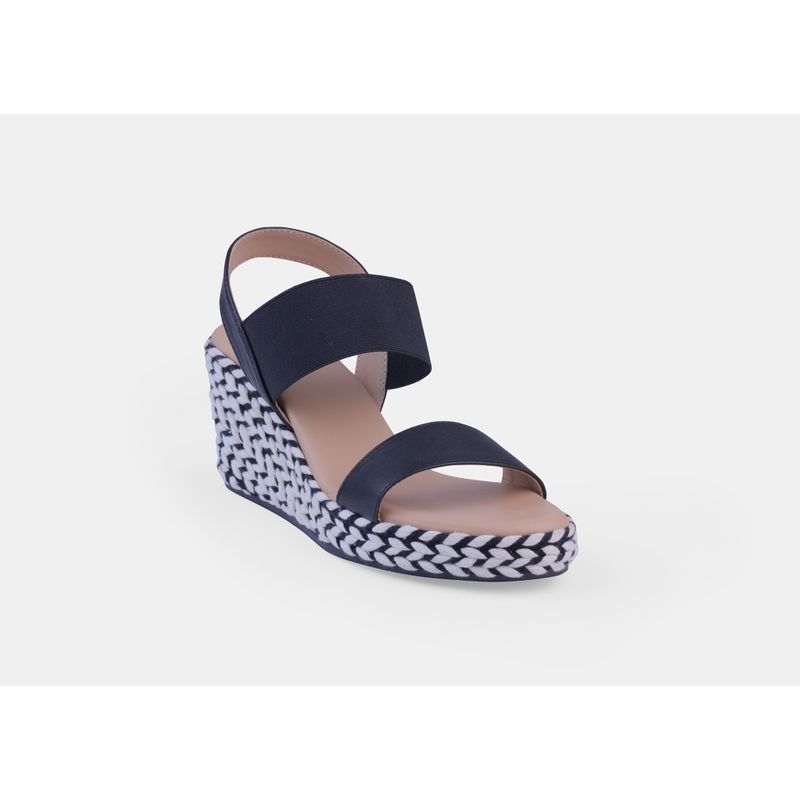 Heel Your Sole Ginny Black Espadrille Wedges (EURO 37)