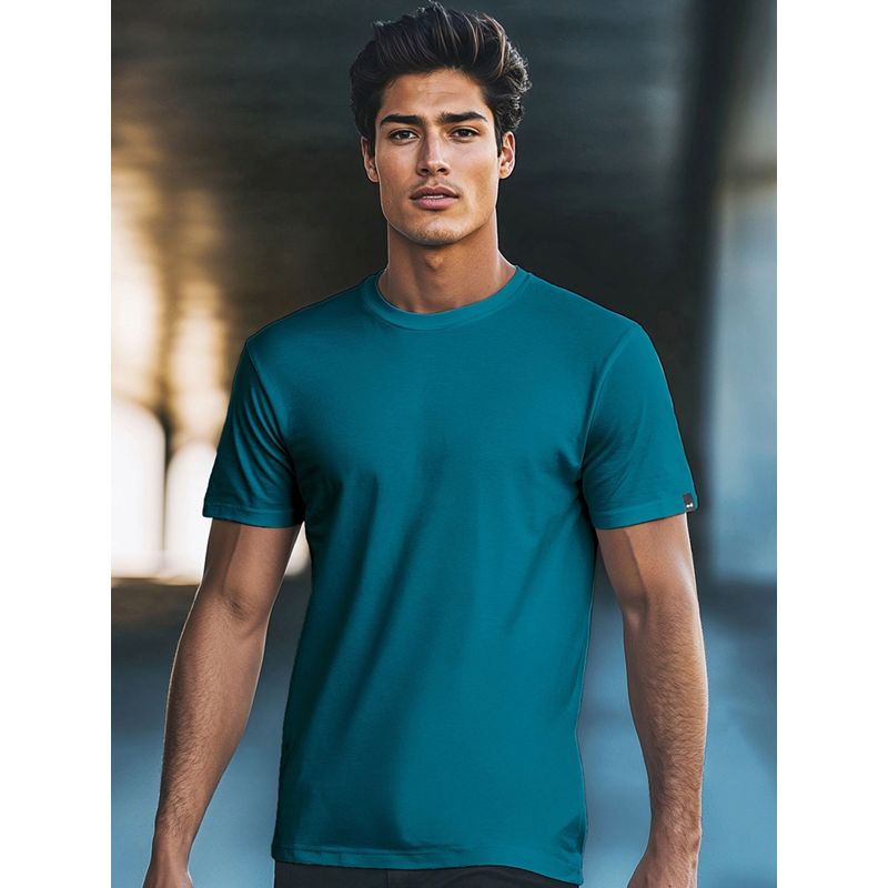 Bewakoof Men's Morrocan Blue T-shirt (S)
