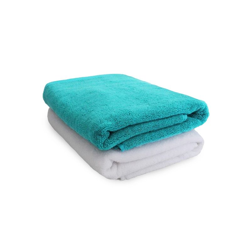 Heelium Bamboo Bath Towel Soft Absorbent & Odour Free 2 Pcs