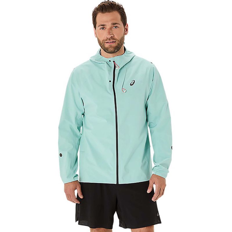ASICS Metarun Waterproof Jacket - Green (M)