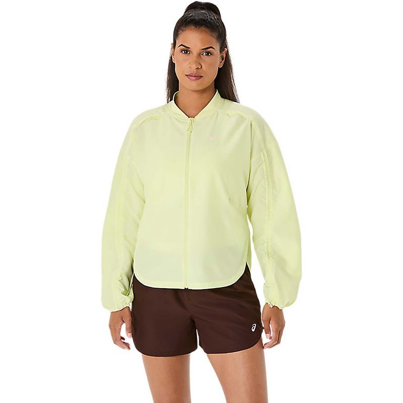 ASICS Nagino Run Adjustable Jacket - Yellow (XS)