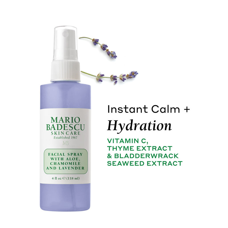 Mario Badescu Face Mist With Aloe- Chamomile & Lavender(118ml)