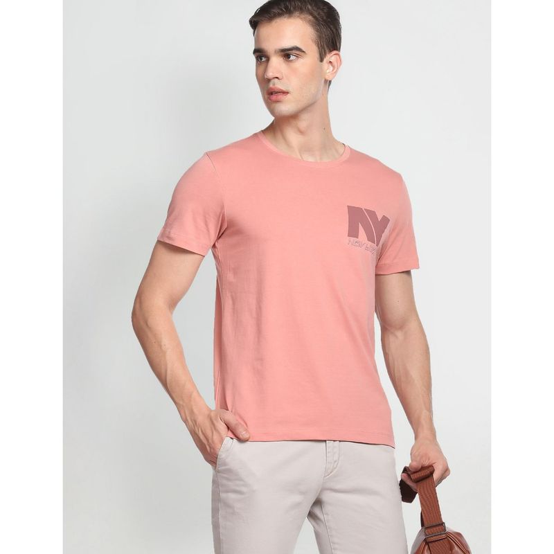 Arrow Newyork Graphic Cotton T-Shirt (XL)