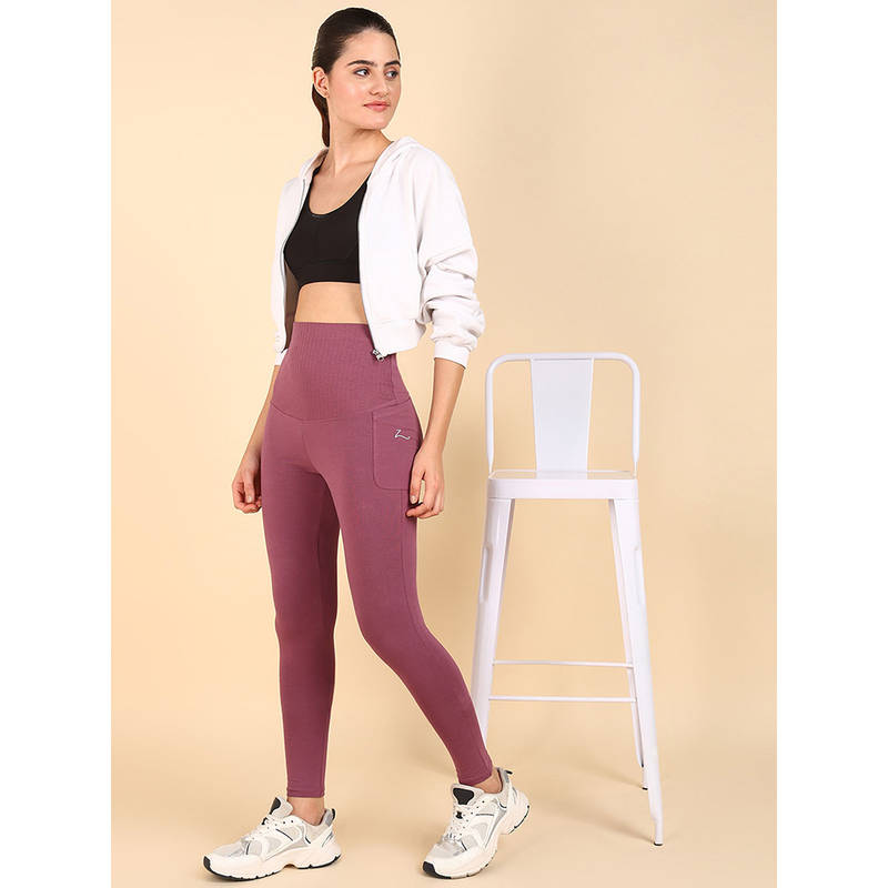Zelena Women Ultra Stretch Maternity Leggings for Regular Height (M)
