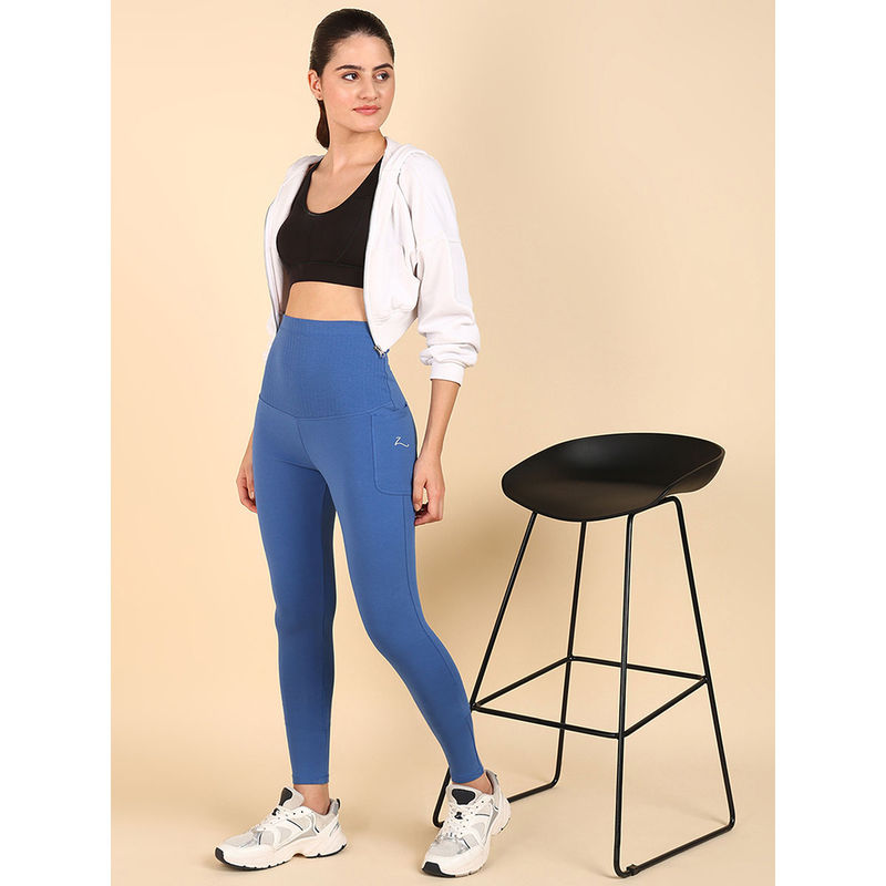 Zelena Women Ultra Stretch Maternity Leggings for Regular Height (M)