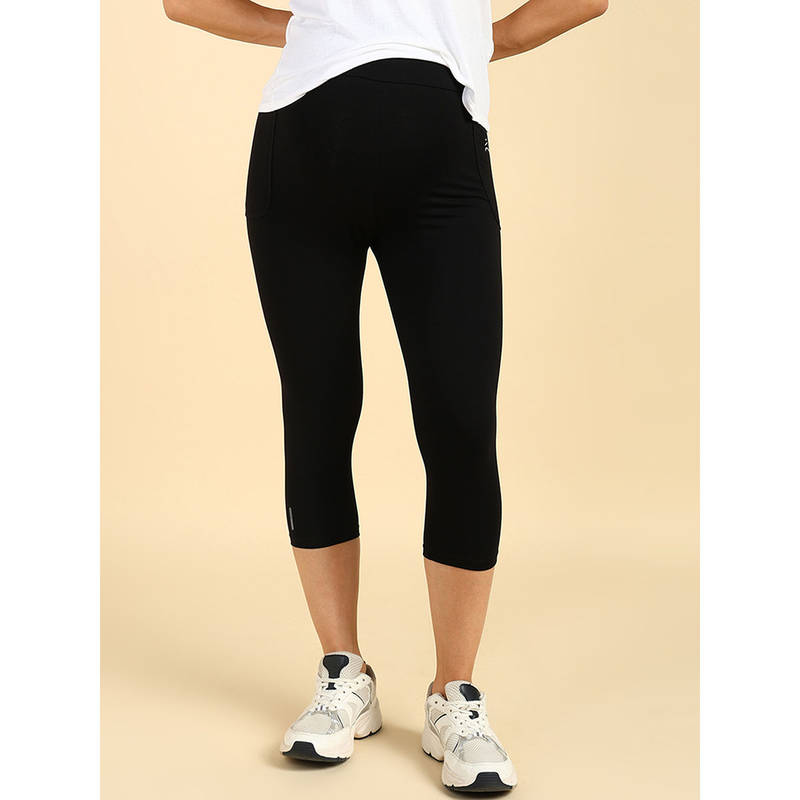 Zelena Ultra Stretch Pregnancy Postpartum Capri for Women (M)