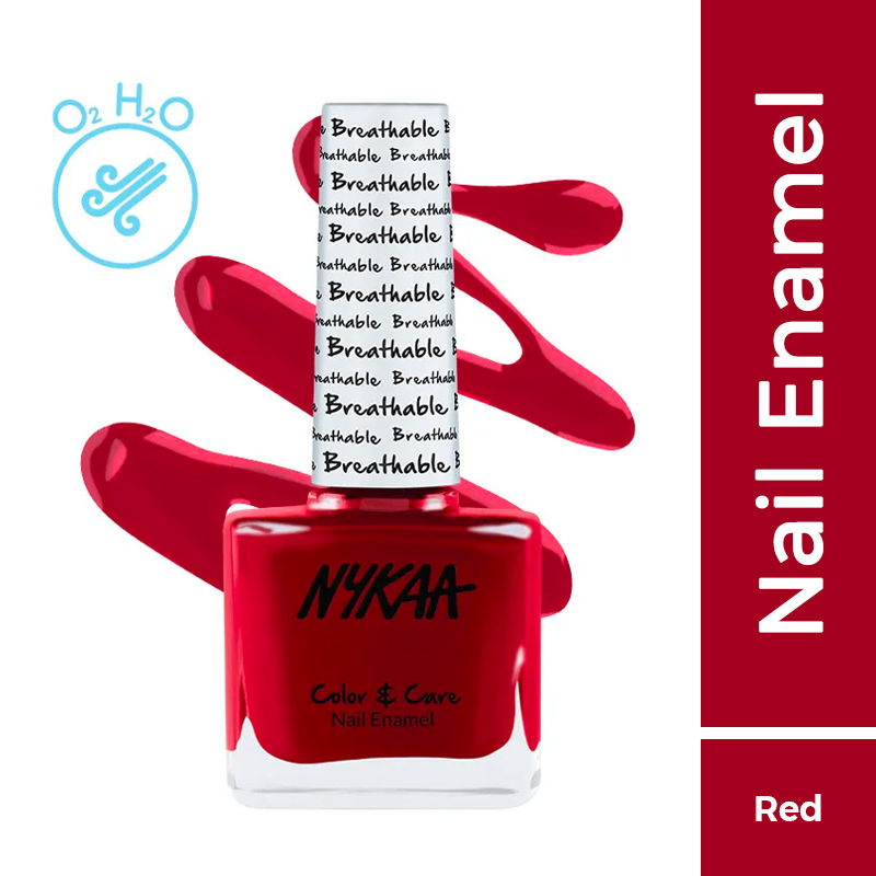 Nykaa Breathable Nail Enamel - Red Revive - 316