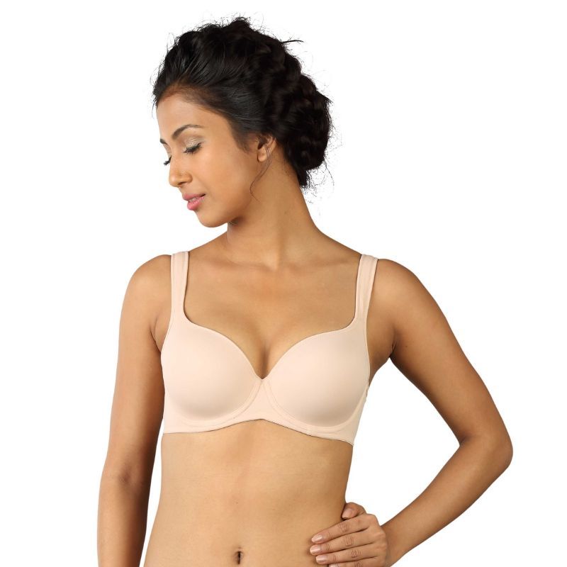Triumph Women's Amourette 300 WHP Bra - Atlantis & Toast Colors, Comfort Fit Underwire Bra - View #3