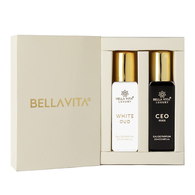 Buy Bella Vita Organic Light & Dark (CEO Man & White OUD) Perfume Combo ...