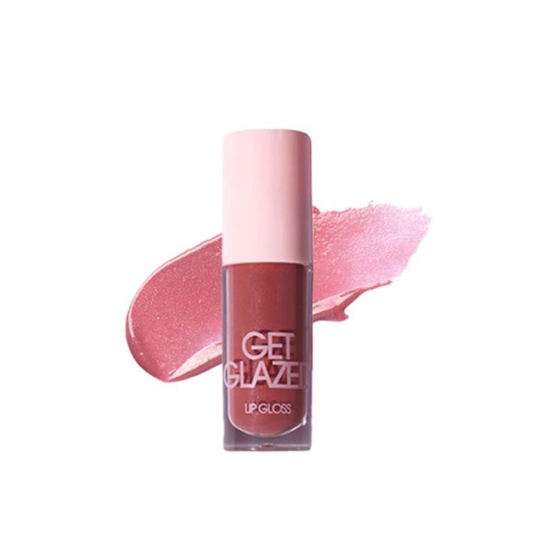 Flossy Cosmetics Lip Glaze High Shine and Pigment Lip Gloss Oil for Glossy and Fuller Lips - Strawberry Jam