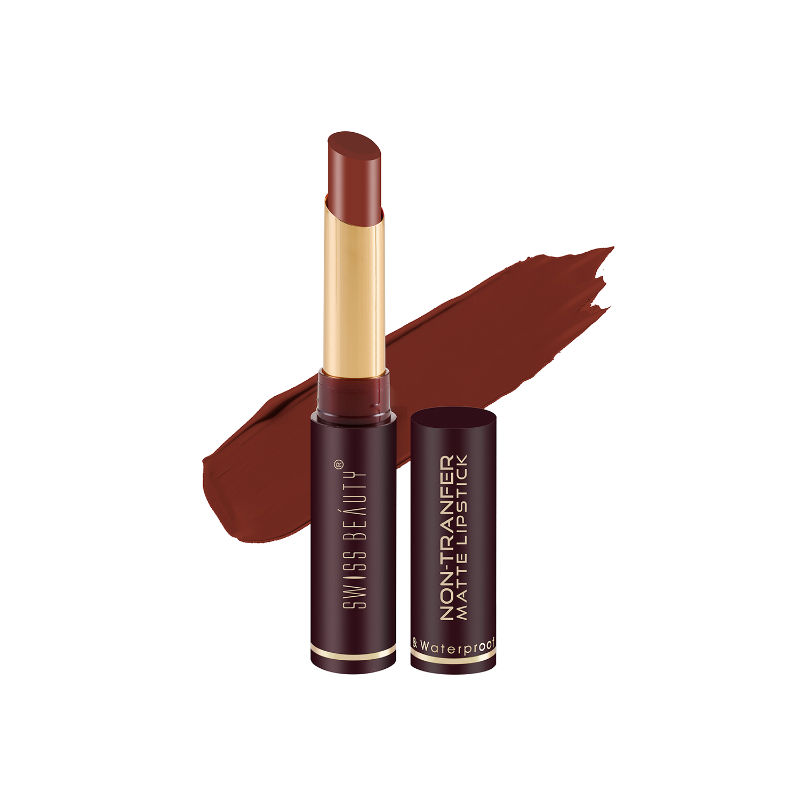 Swiss Beauty Non-Transfer Matte Lipstick - 11 Chocolava