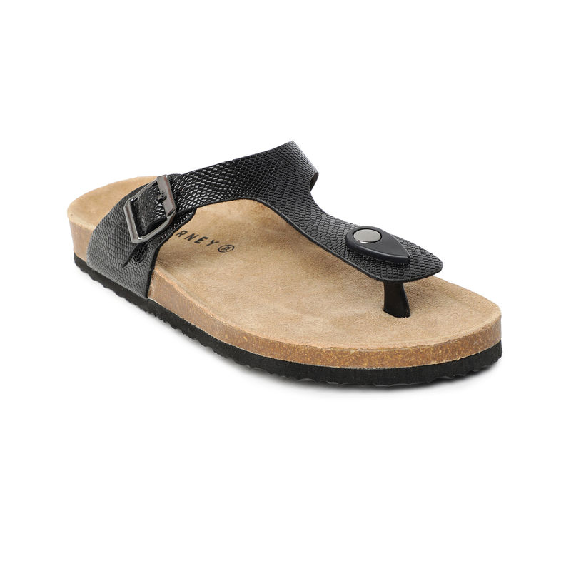 HF Journey Black Anna Carina Casual Sandals (UK 3)