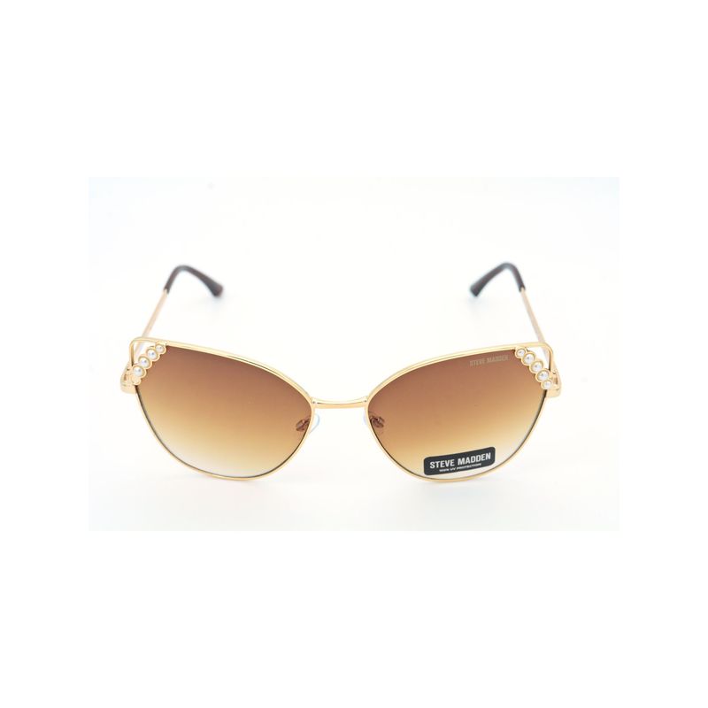 WHITE/BROWN STEVE FRAME SUNGLASSES