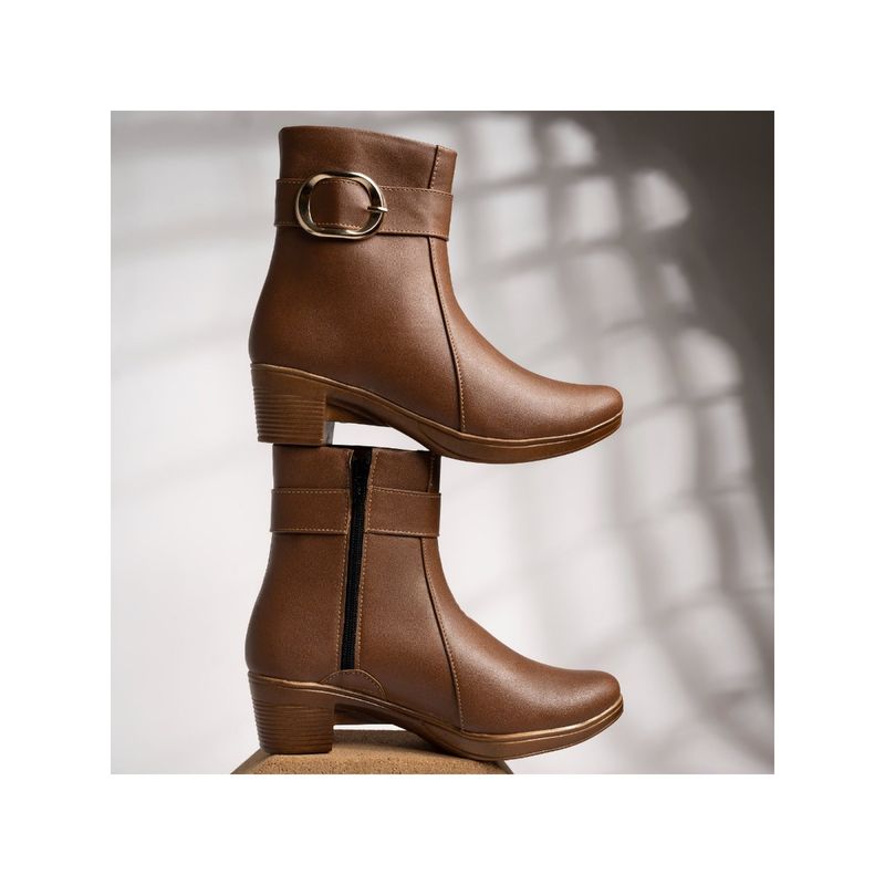 Shoetopia Casual Party Wear Daily Wear Trendy Comfortable Stylish Boots for Girls (EURO 38)