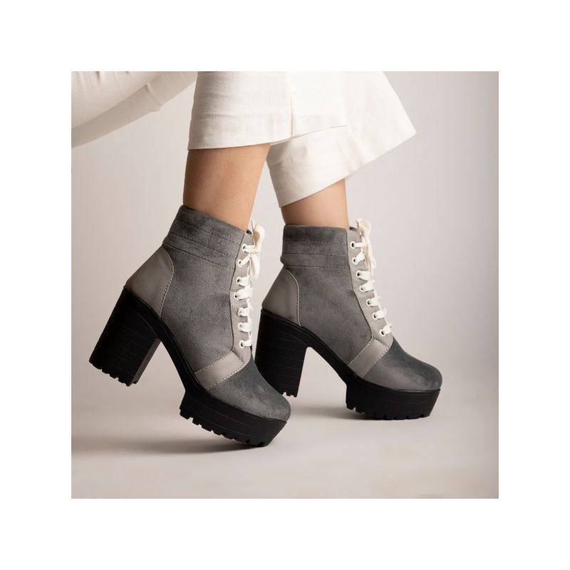 Shoetopia Boots Trendy Casual Party Wear Daily Wear Comfortable Stylish Boots for Girls (EURO 40)