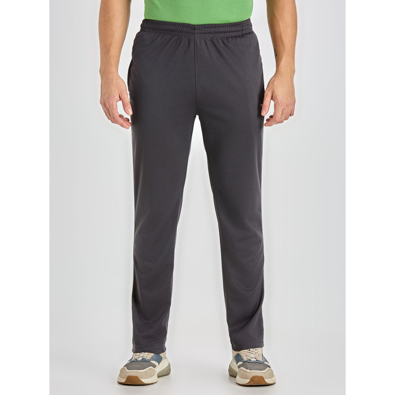 Black Panther Men Charcoal Panther Acti Track Pant (L)