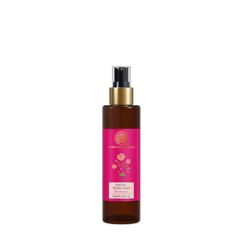 Forest Essentials Facial Tonic Mist With Pure Rosewater Hydrating Daily Alcohol Free Toner For Glow