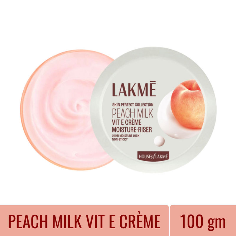 Lakme Peach Milk Soft Creme Face Moisturizer with Vitamin E & Peach Milk Extract