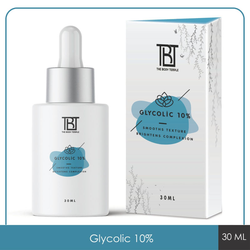 The Body Temple Glycolic 10% Face Serum