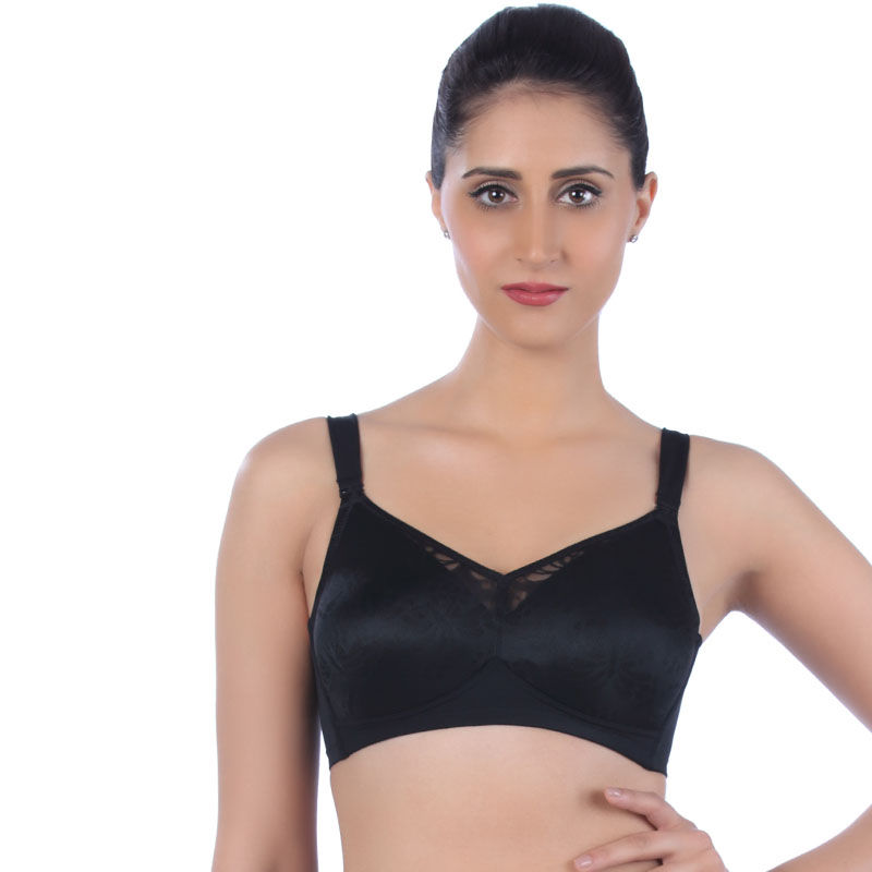 Triumph Minimizer 112 Wireless Non Padded Comfort and High Support Big Cup Bra - Black (34F)