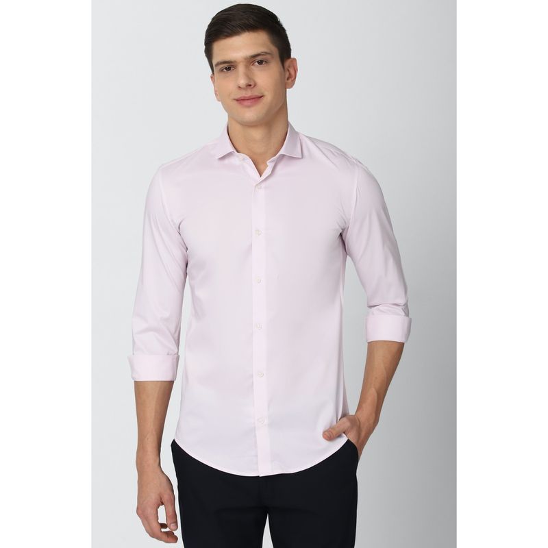 Peter England Men Pink Athletic Fit Casual Shirt Buy Peter England Men