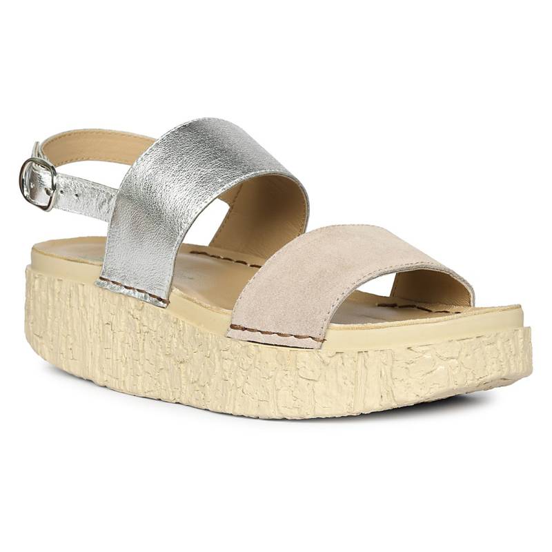 El Naturalista Multi-Color Platform Pair Of Sandals (EURO 37)