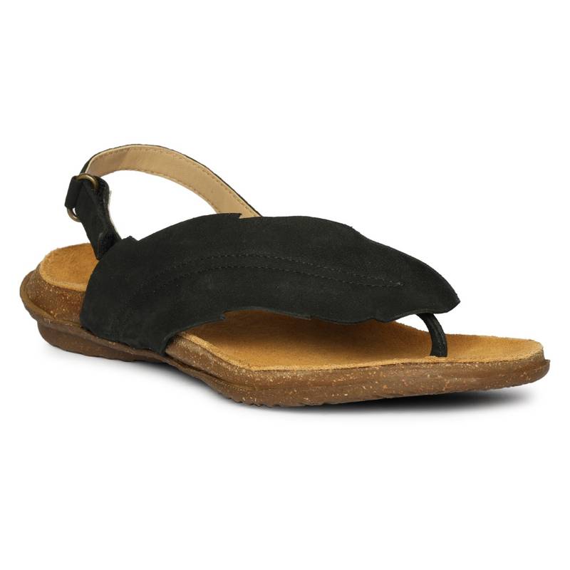 El Naturalista Black Platform Pair Of Sandals (EURO 36)