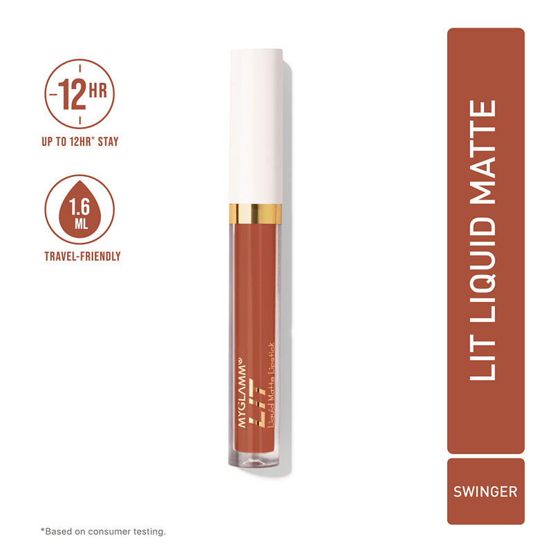 MyGlamm Lit Liquid Matte Lipstick - Swinger