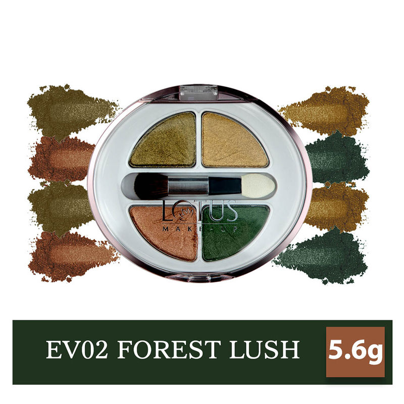 Lotus Make-Up Ecostay Velvet Eye Shadow - Forest Lush