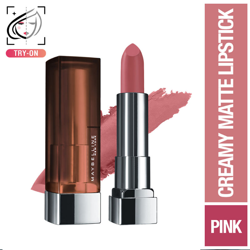 Maybelline New York Color Sensational Creamy Matte Lipstick - 507 Almond Pink