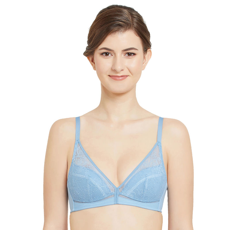 Wacoal Looping Bra Padded Non Wired Blue (M)