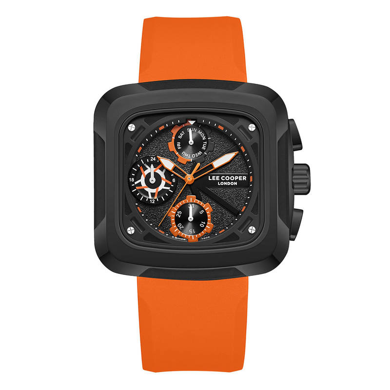 Buy Lee Cooper Multifunction Black Square Dial Mens Watch
