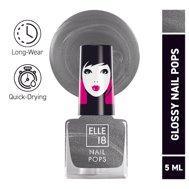 Elle 18 Nail Pops Nail Polish Glossy Finish, Quick-drying & Long Wearing - 95