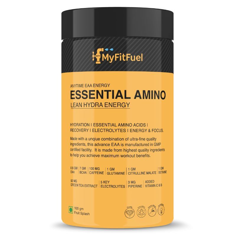 MyFitFuel Anytime Eaa Energy Essential Amino Lean Hydra Fruit Splash